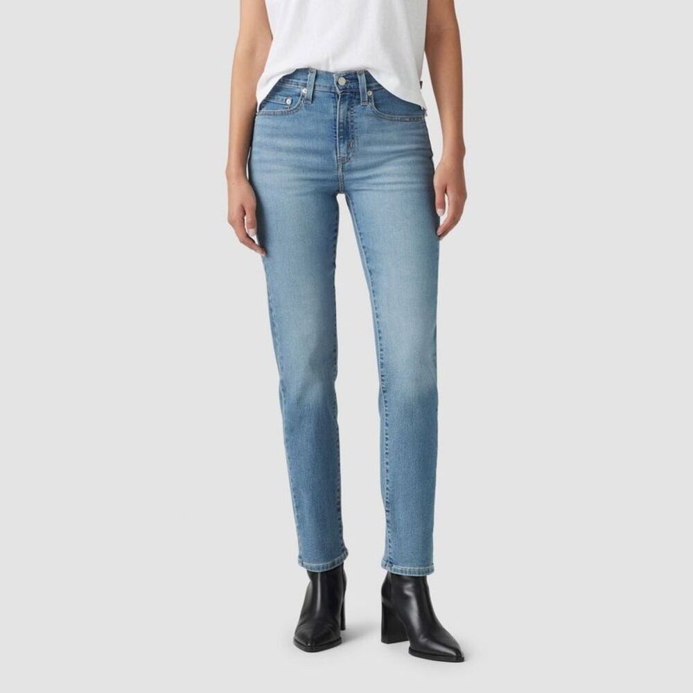 Levi's Women's Pants 724 High-Rise Straight - Medium Wash 29